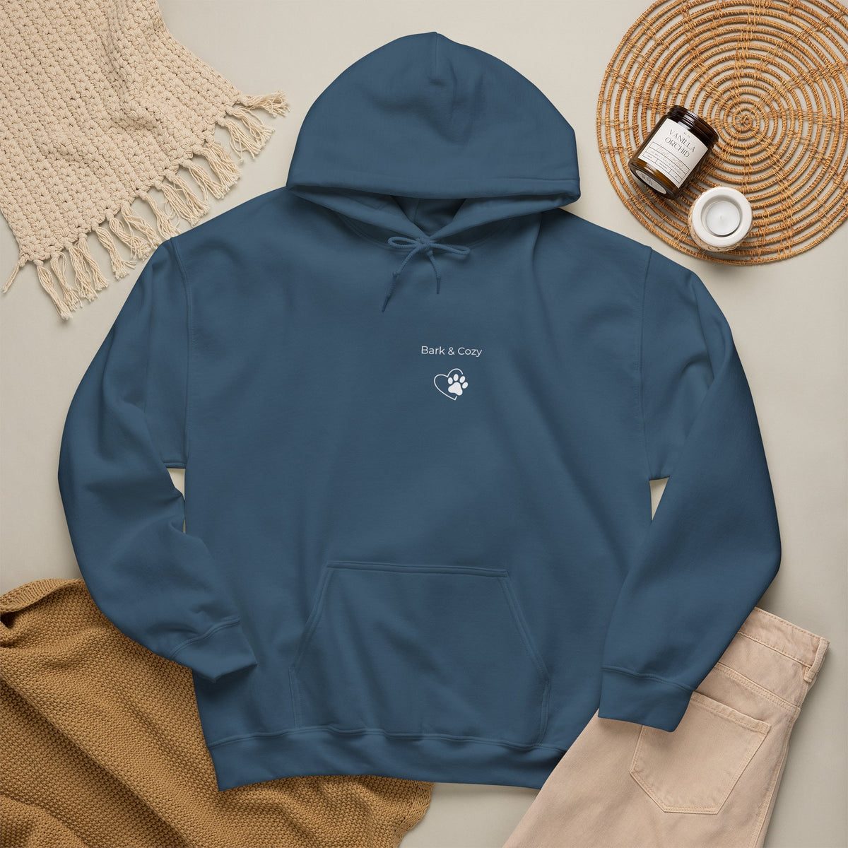 Golden Retriever Aesthetic Back Print Hoodie | Cute Golden Mom & Dad Sweatshirt - Bark & Cozy