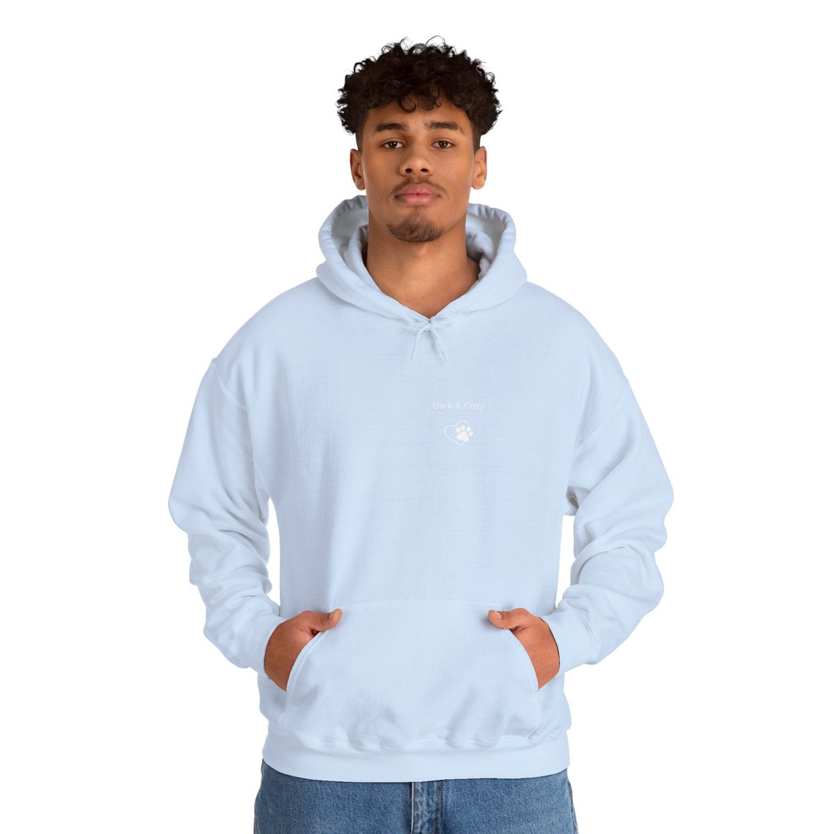 Minimalist French Bulldog Born To Be Bold Hoodie | Back Print Frenchie Sweatshirt - Bark & Cozy