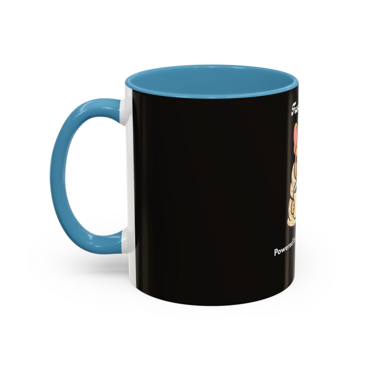 Frenchie Mom Powered by Coffee & Snuggles Mug - Cute French Bulldog Lover Gift
