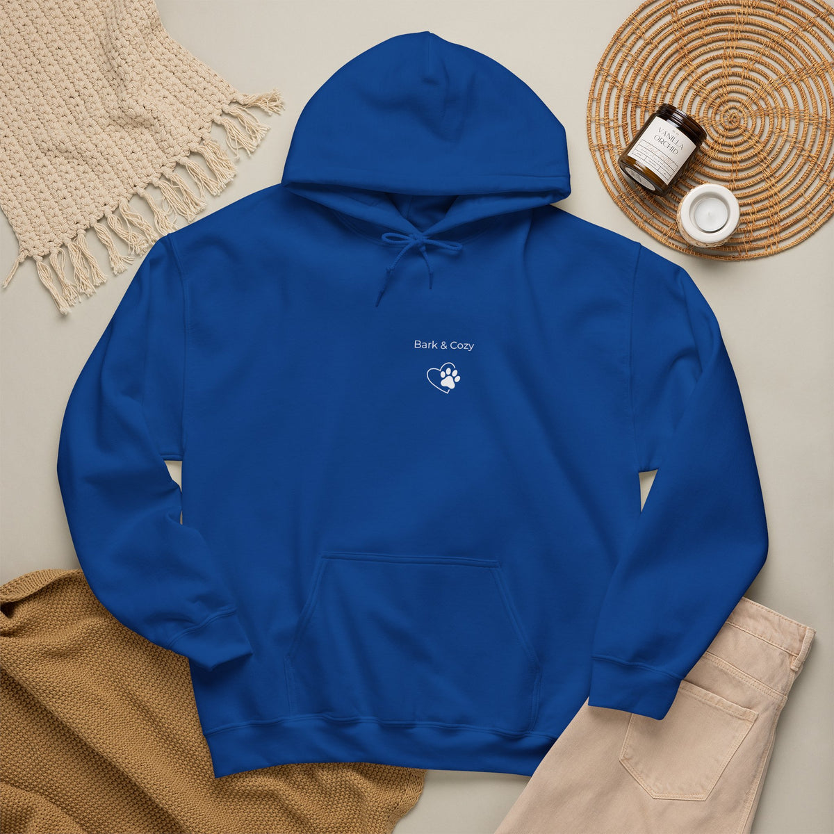 Golden Retriever Aesthetic Back Print Hoodie | Cute Golden Mom & Dad Sweatshirt - Bark & Cozy