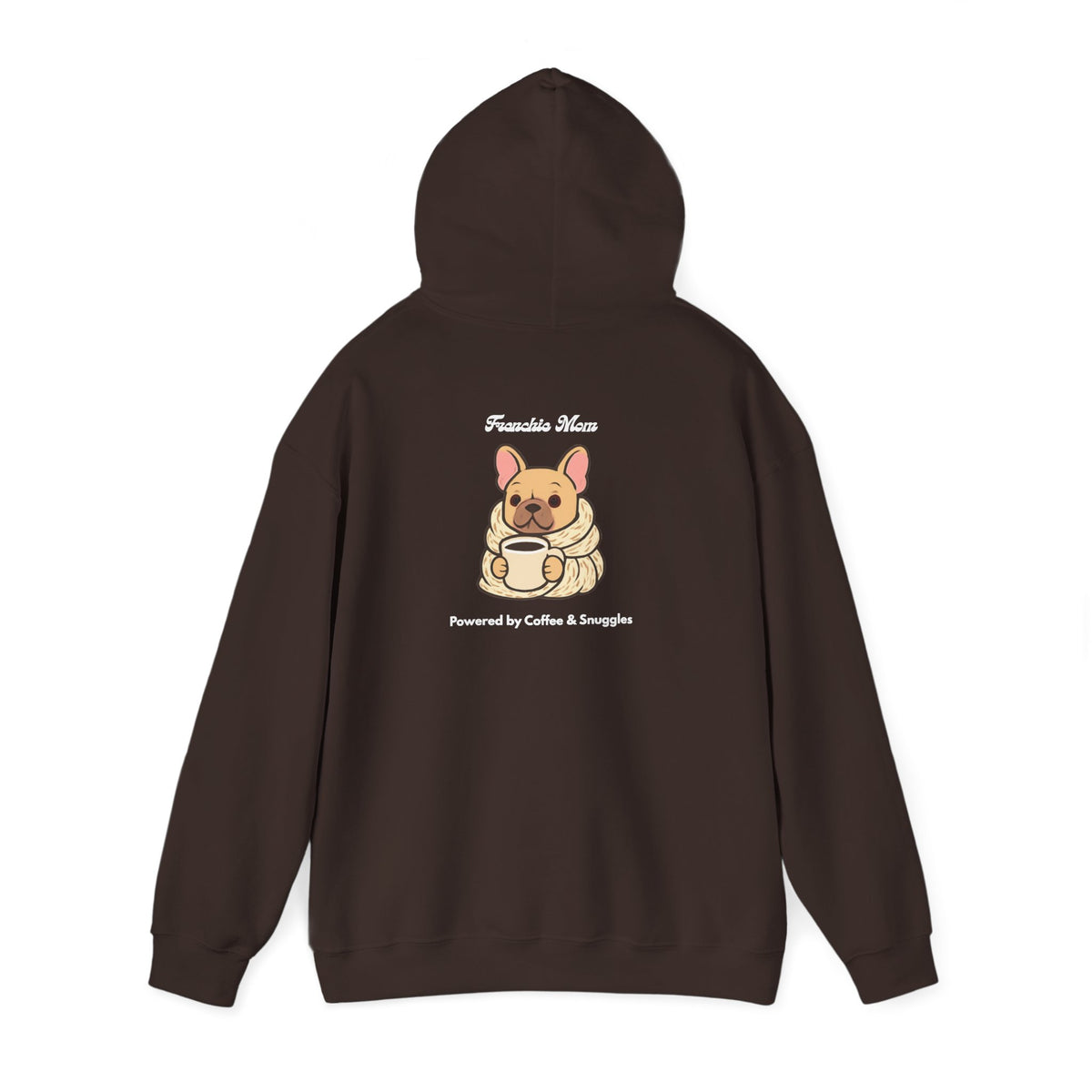 Minimalist Frenchie Mom Hoodie -French Bulldog Gift