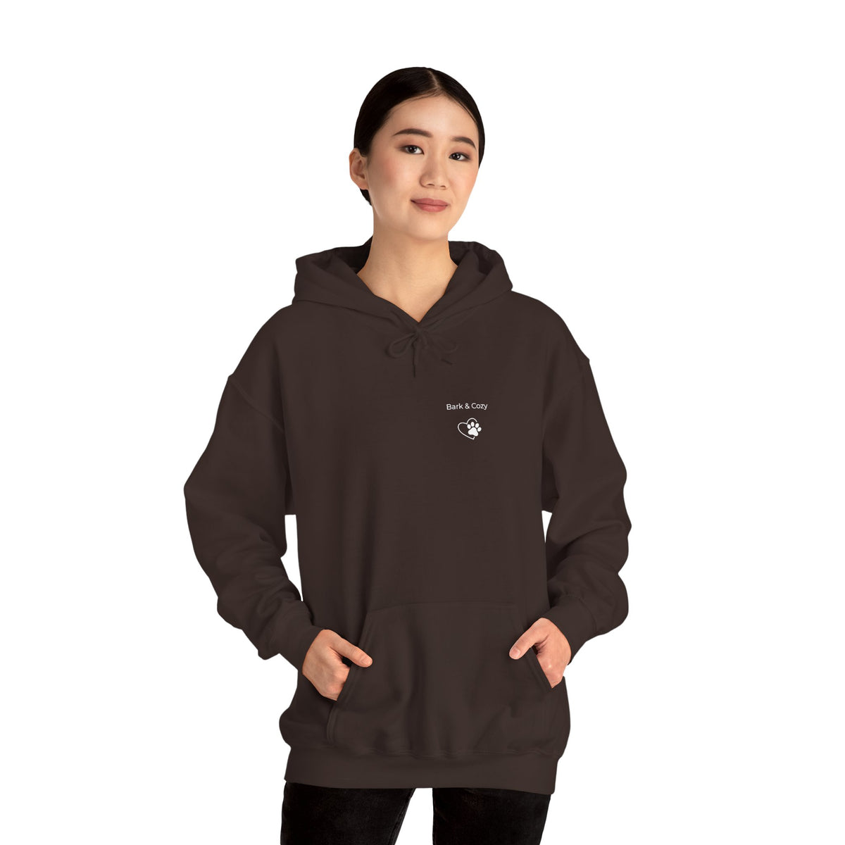 Easily Distracted by Frenchies - Unisex Heavy Blend Hooded Sweatshirt