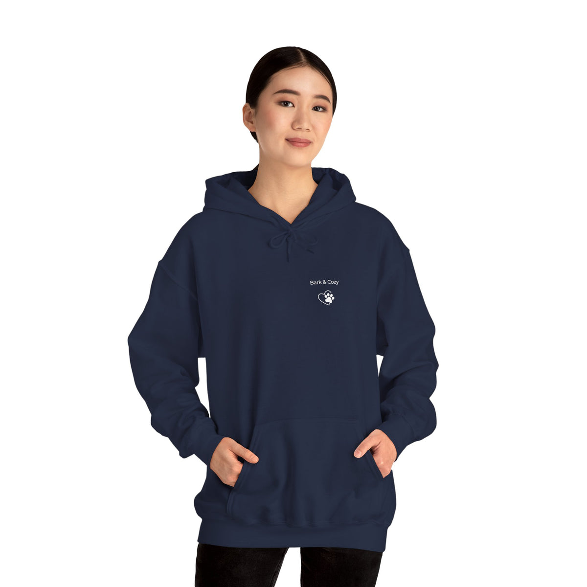 Easily Distracted by Frenchies - Unisex Heavy Blend Hooded Sweatshirt