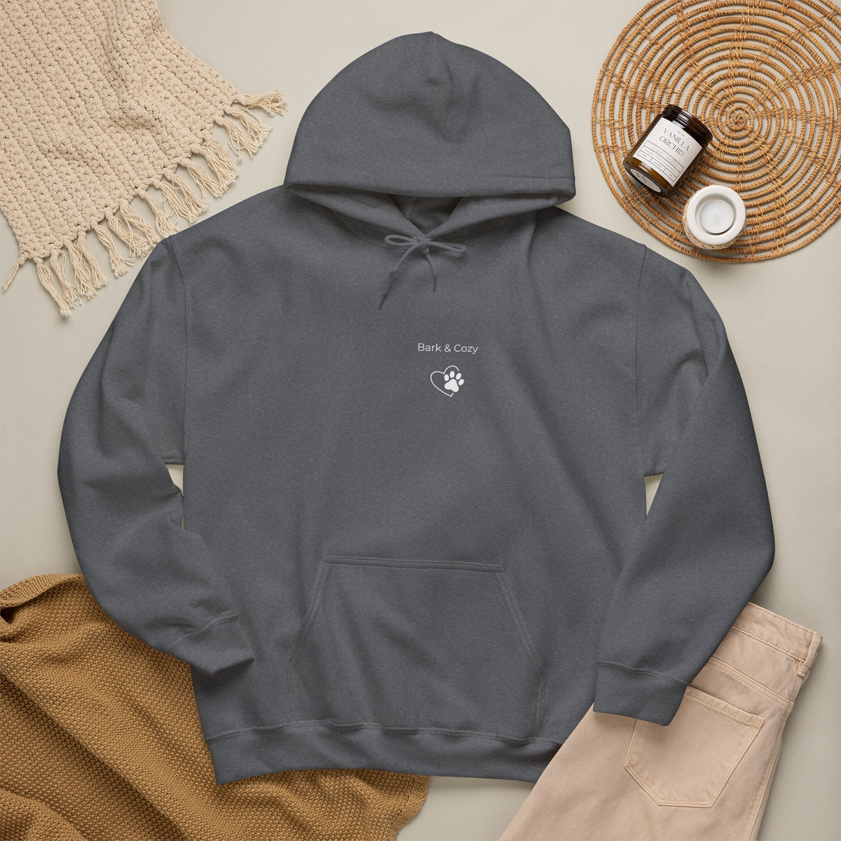Golden Retriever Aesthetic Back Print Hoodie | Cute Golden Mom & Dad Sweatshirt - Bark & Cozy