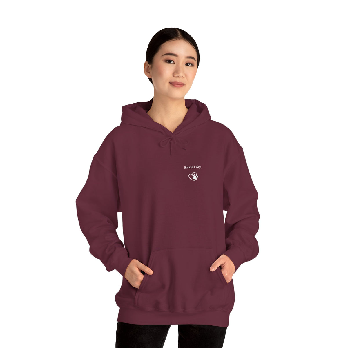 Easily Distracted by Frenchies - Unisex Heavy Blend Hooded Sweatshirt