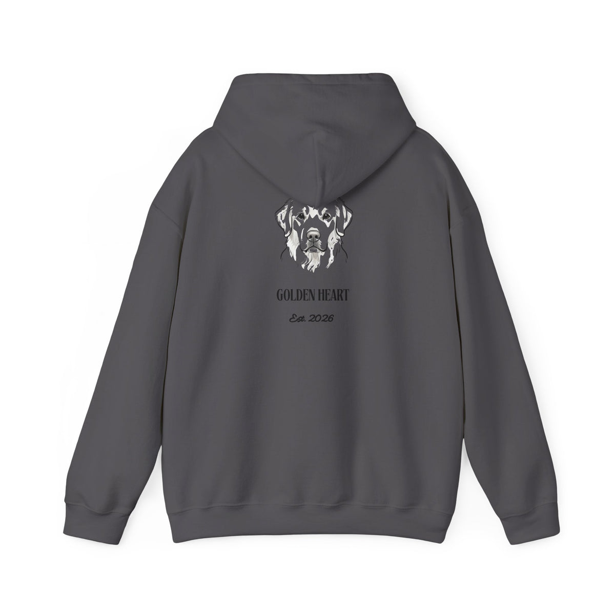 Golden Retriever Aesthetic Back Print Hoodie | Cute Golden Mom & Dad Sweatshirt - Bark & Cozy