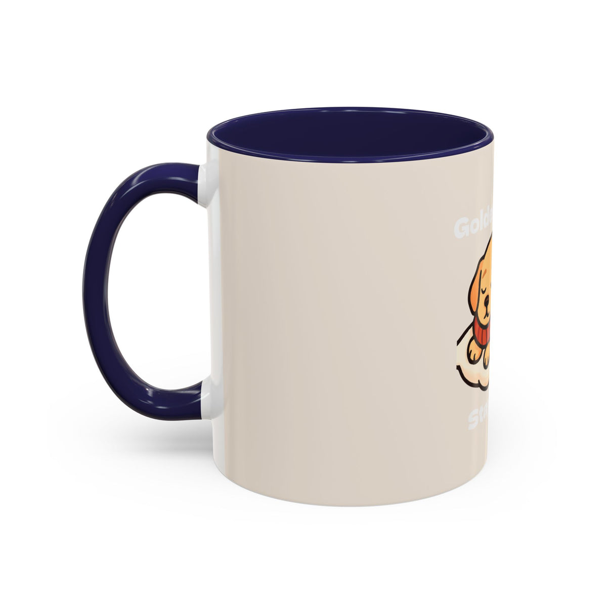 Golden Mom Cozy Dog Coffee Mug — Stay Cozy Edition