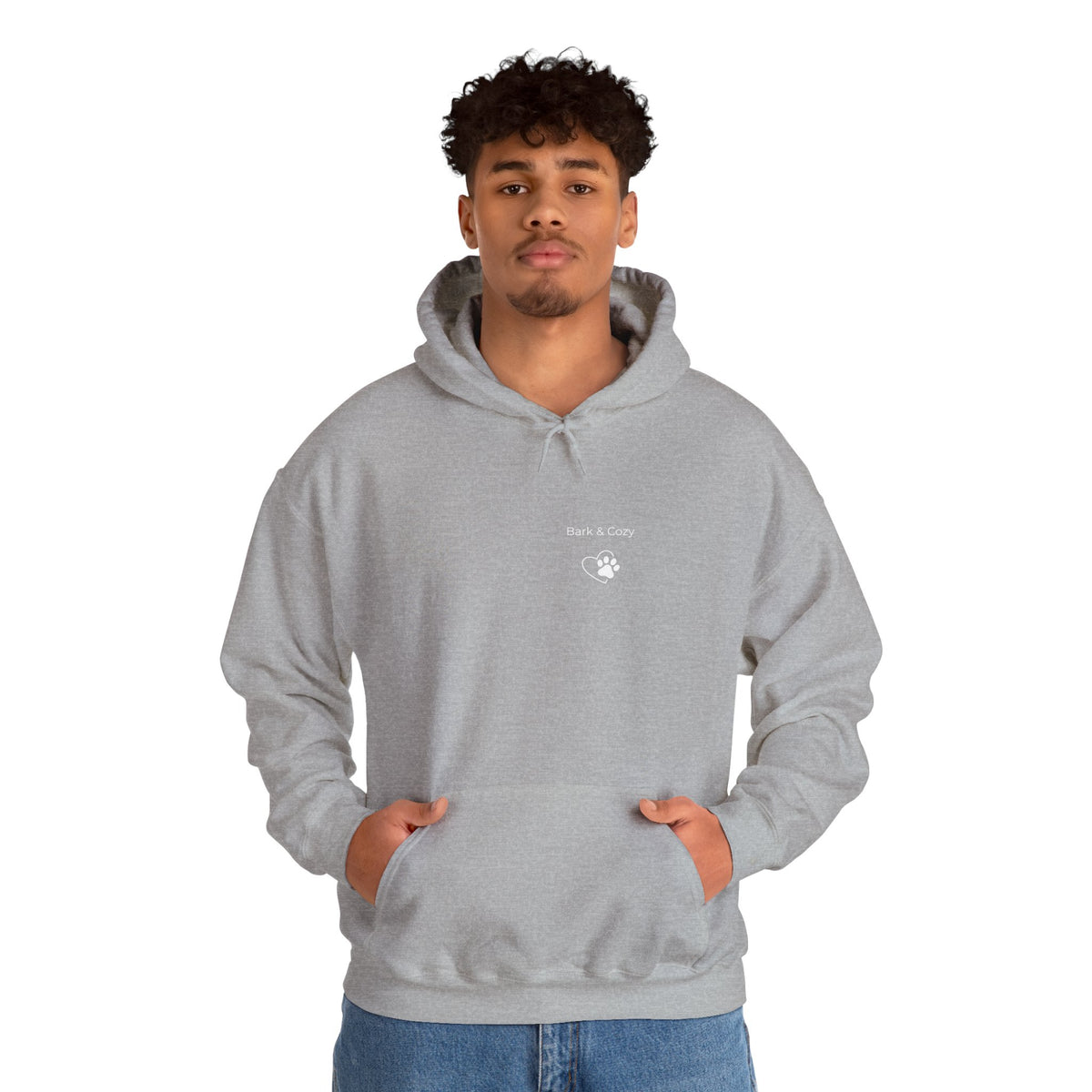 Minimalist French Bulldog Born To Be Bold Hoodie | Back Print Frenchie Sweatshirt - Bark & Cozy