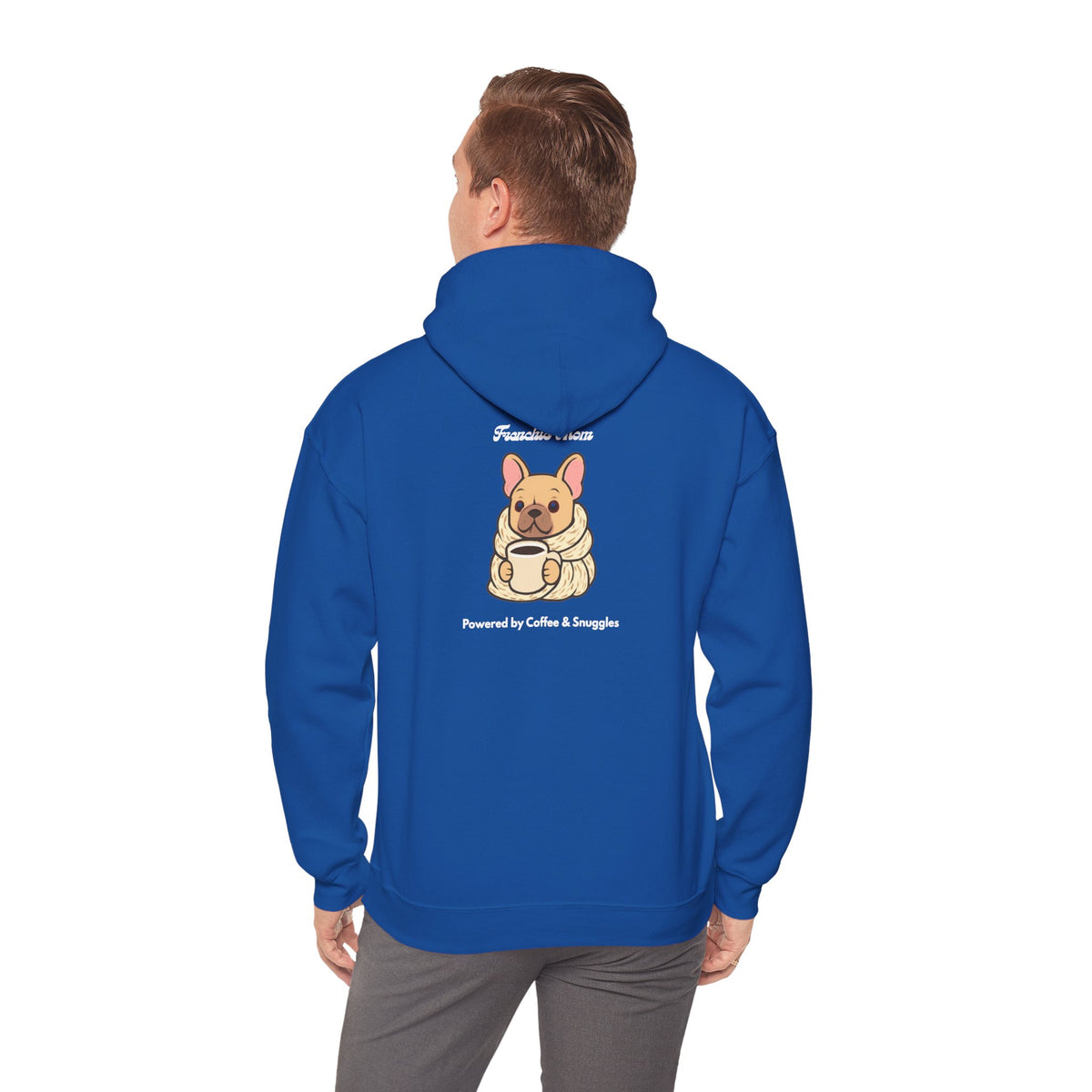 Minimalist Frenchie Mom Hoodie -French Bulldog Gift