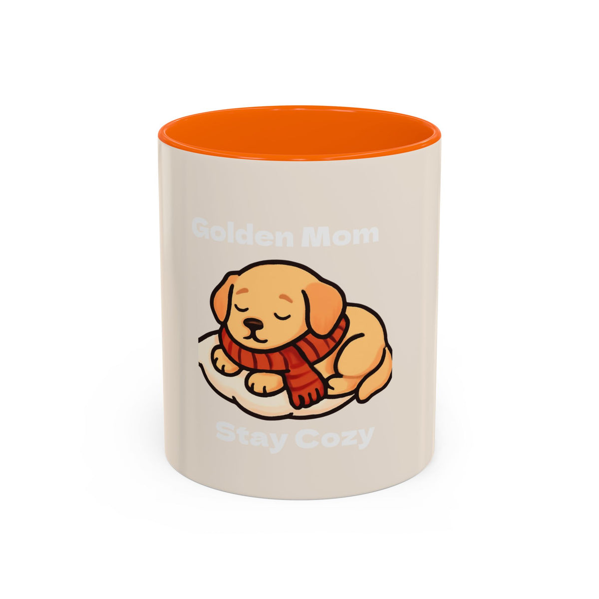 Golden Mom Cozy Dog Coffee Mug — Stay Cozy Edition