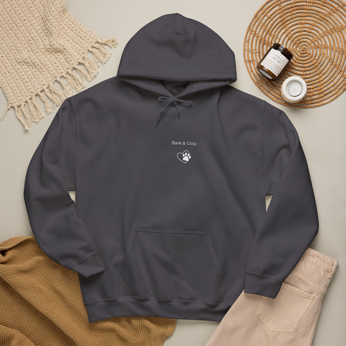 Golden Retriever Aesthetic Back Print Hoodie | Cute Golden Mom & Dad Sweatshirt - Bark & Cozy
