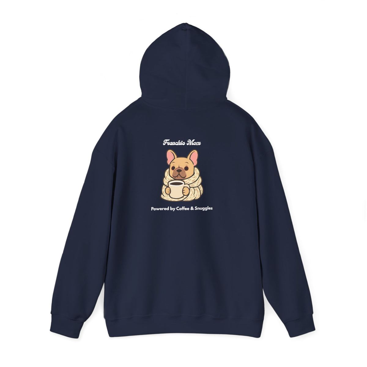 Minimalist Frenchie Mom Hoodie -French Bulldog Gift