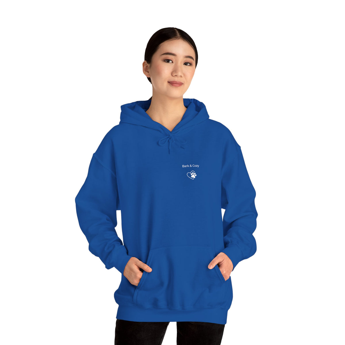 Easily Distracted by Frenchies - Unisex Heavy Blend Hooded Sweatshirt