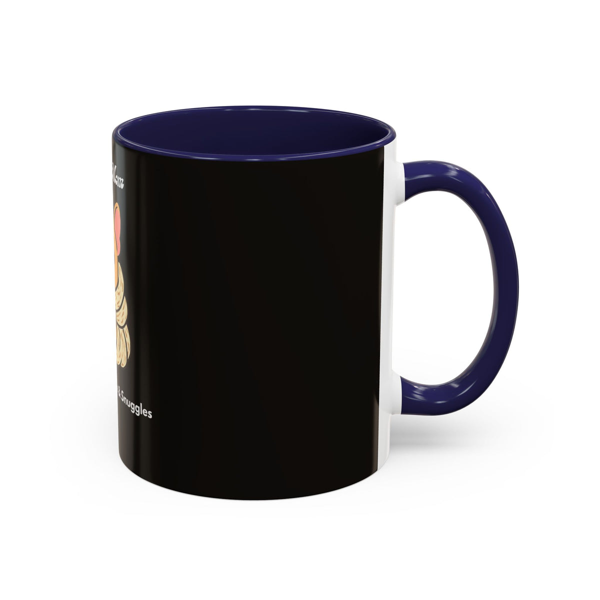 Frenchie Mom Powered by Coffee & Snuggles Mug - Cute French Bulldog Lover Gift
